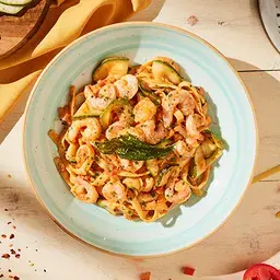 Pasta con Camarones
