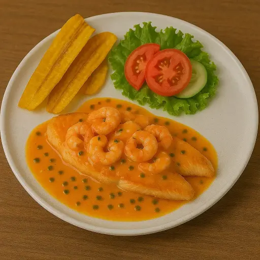 [MAR003] Robalo con Camarones (300 g)